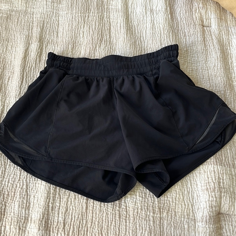 Black lululemon shorts